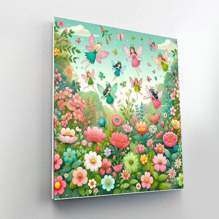 Enchanted Fairy Flight Number Painting