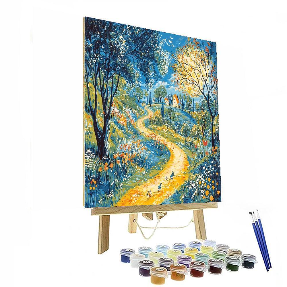 Maurice Sendak Inspired Whimsical Children's World  Paint By Numbers Kits