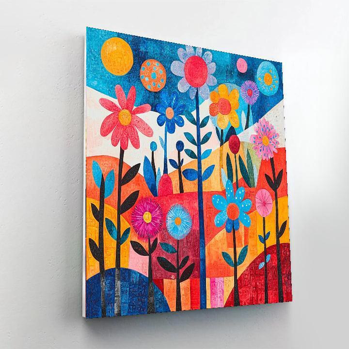 Paul Klee Inspired Bright Futures  Paint By Numbers Kits