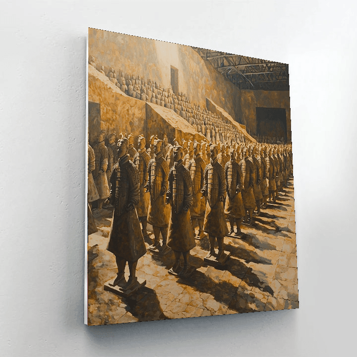 The Terracotta Army Number Painting