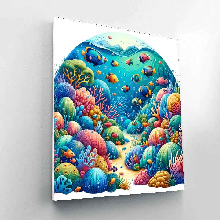 Underwater Kingdom Adventure Numbered Painting Kits