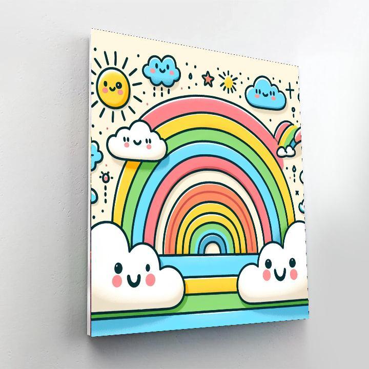 Rainbow World Extravaganza Painting Number Kit