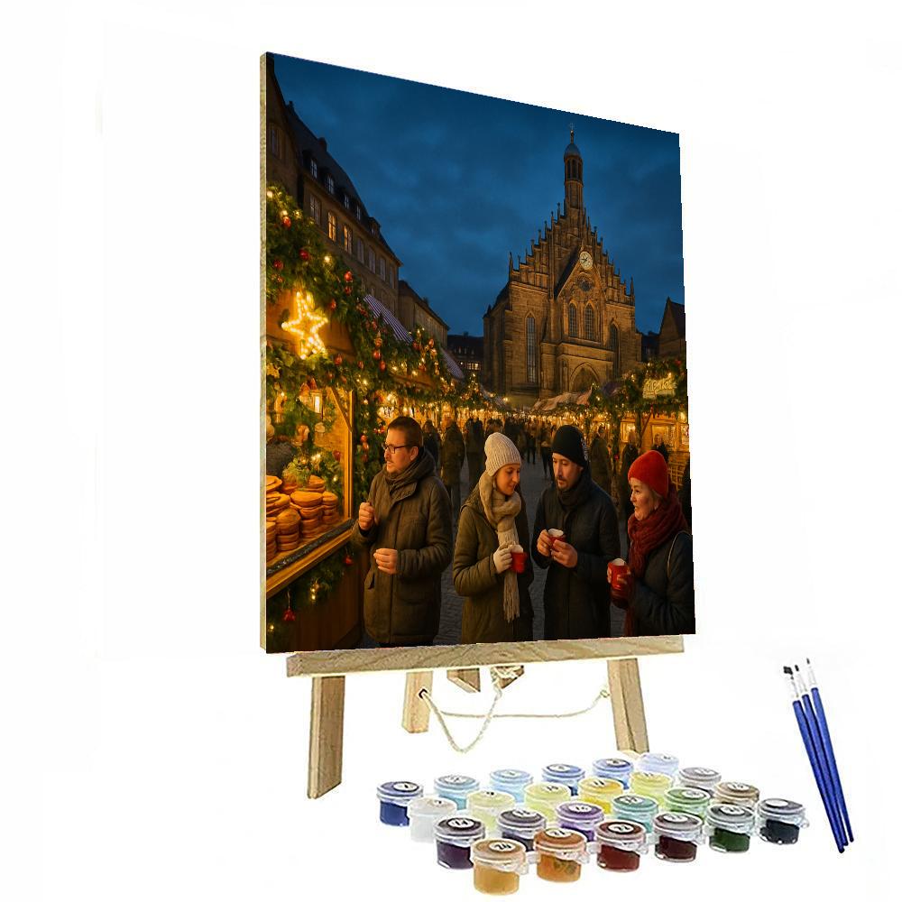 Nuremberg Christkindlesmarkt - Germany Painting Number Kit