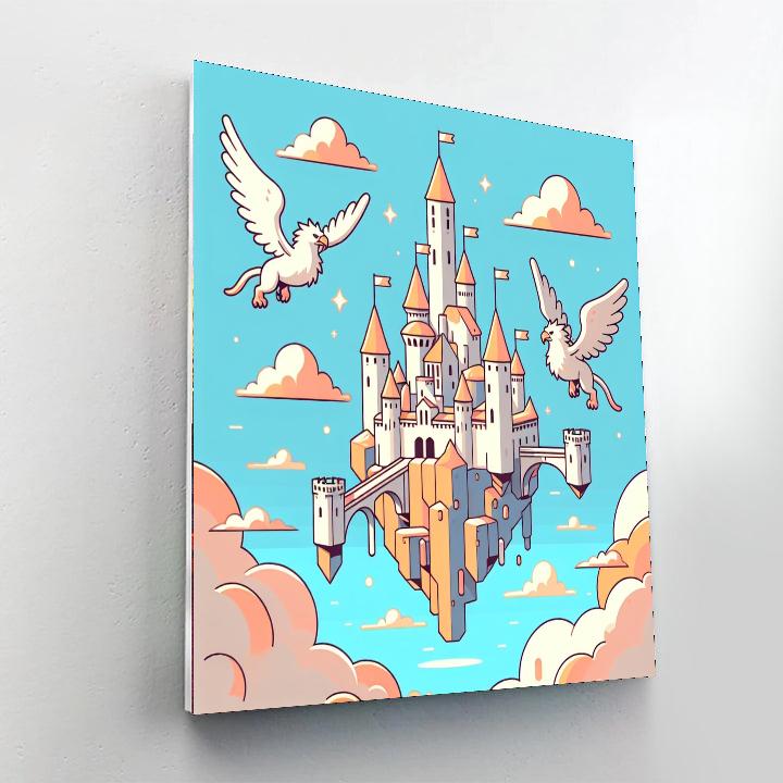 Sky Kingdom Paint By Numbers Art