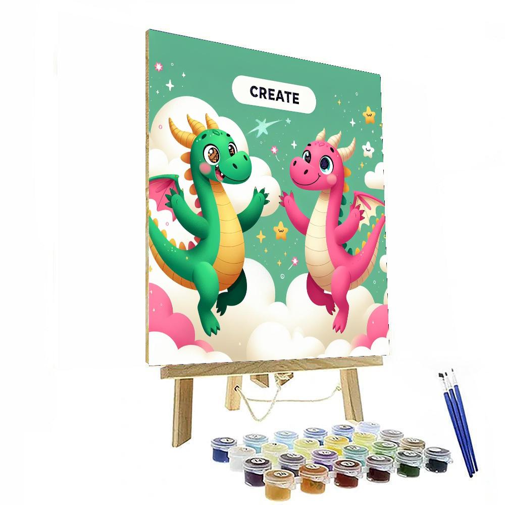 Dandy Dragons Painting Number Kit