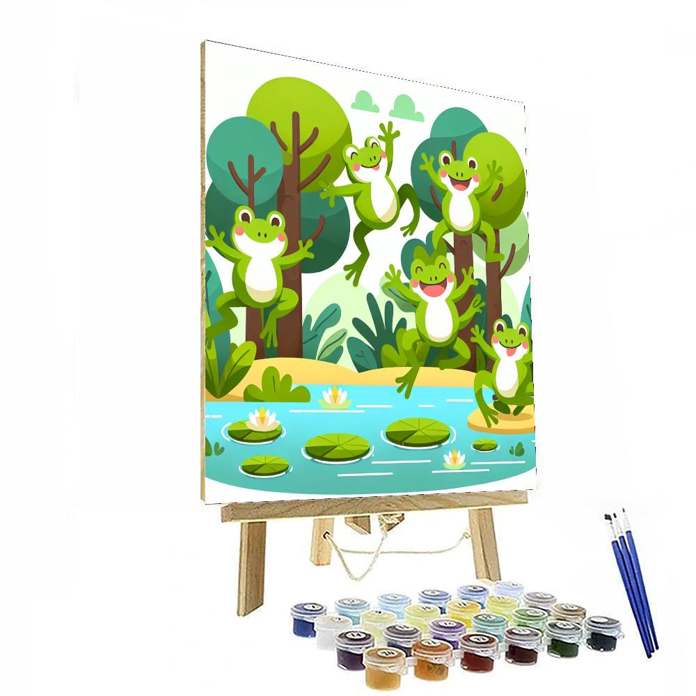 Froggy Forest Fun Numbered Painting Kits