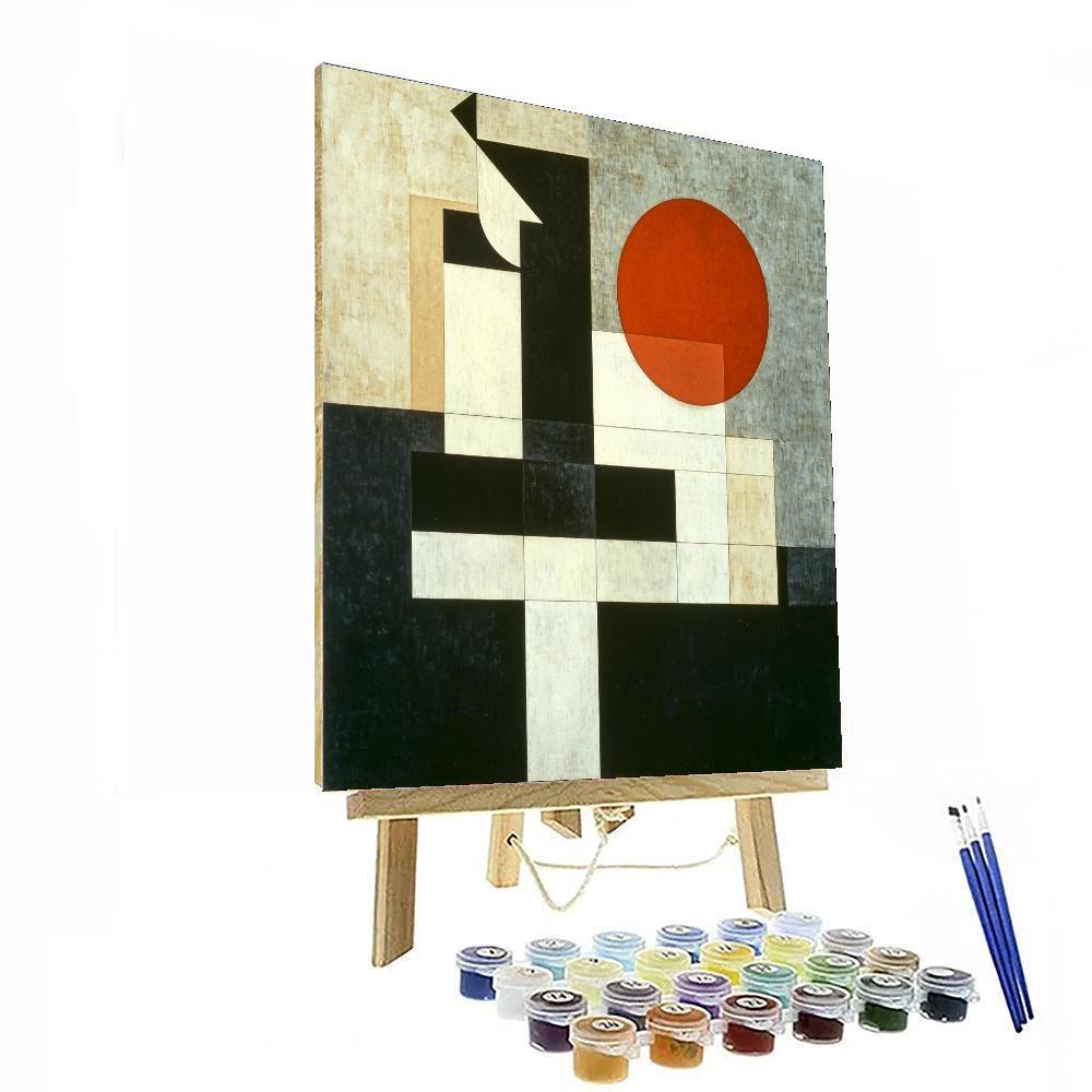 Kazimir Malevich Inspired Symbolic Dimensions  Paint By Color