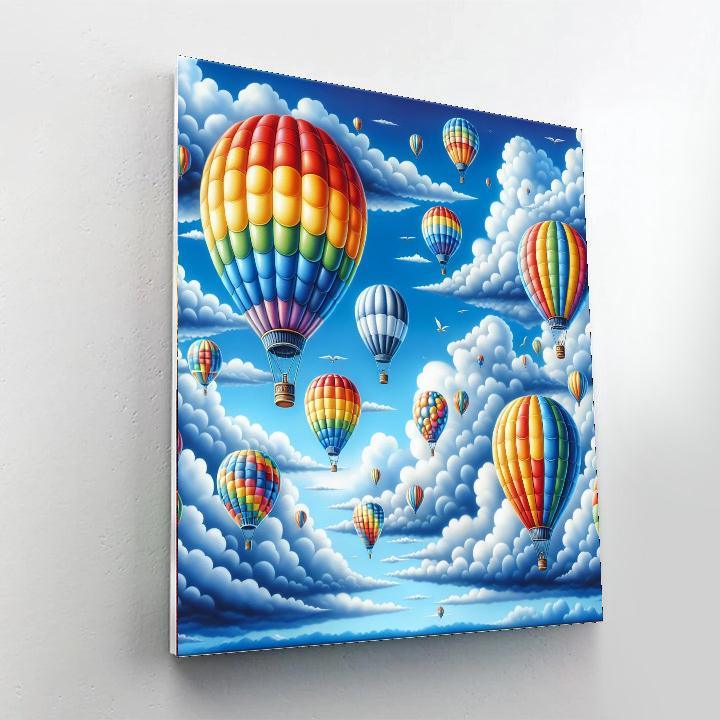 Whimsical Hot Air Adventures Paint By Numbers Kits