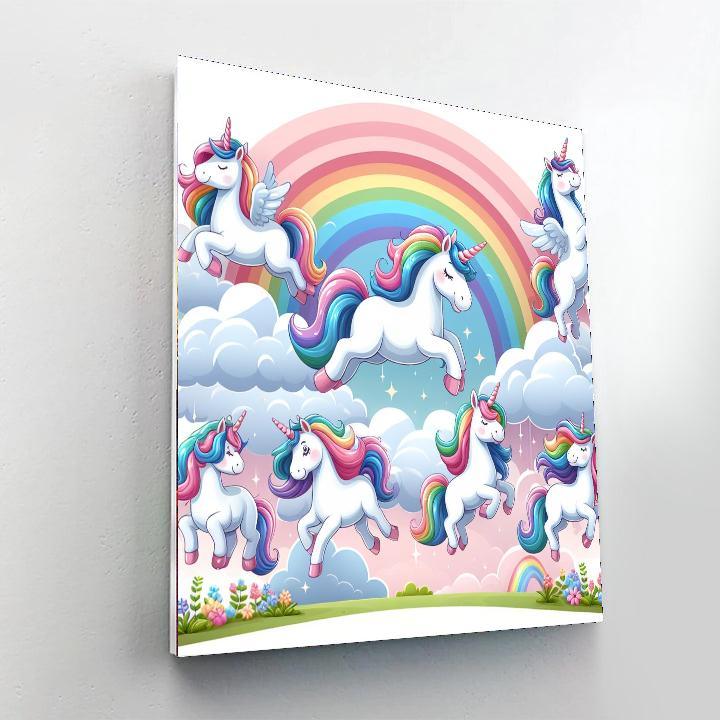 Mystical Unicorn Haven Numbered Painting Kits