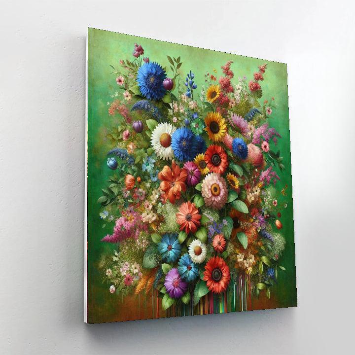 Vibrant Garden Of Dreams Paint By Numbers Kits