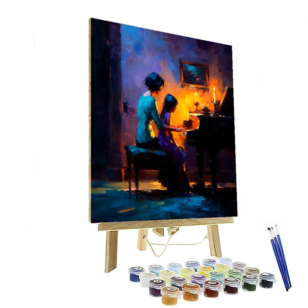 Harmonies At Twilight Paint By Color