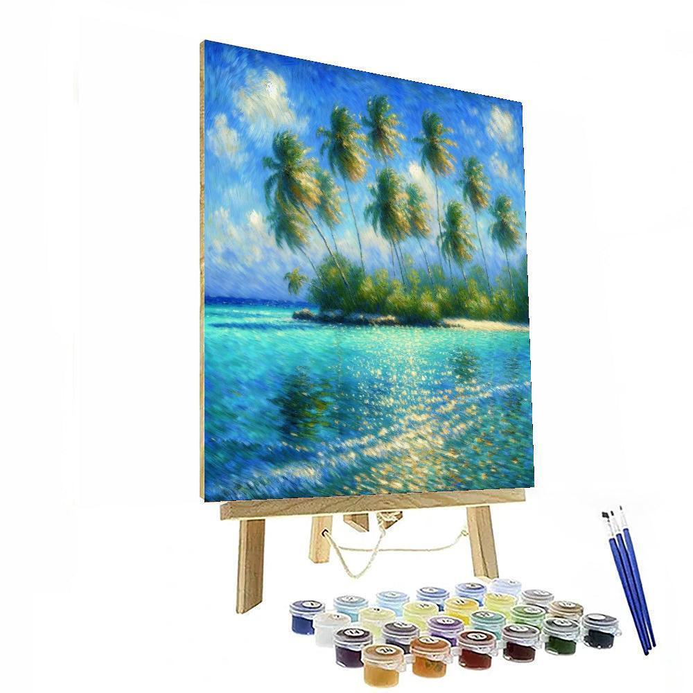 Island Paradise Vision Paint By Numbers Art