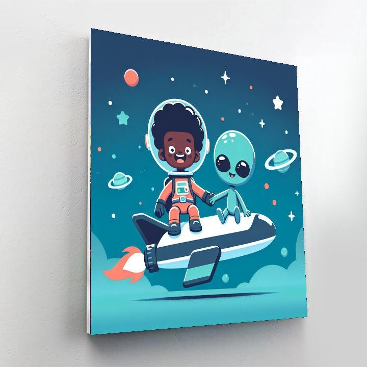 Cosmic Space Explorers Paint By Numbers Kits