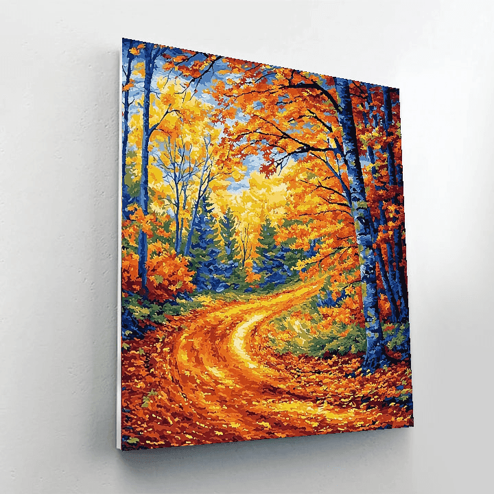 Vincent Van Gogh Inspired Rhythmic Autumn Dance  Paint By Numbers Kits