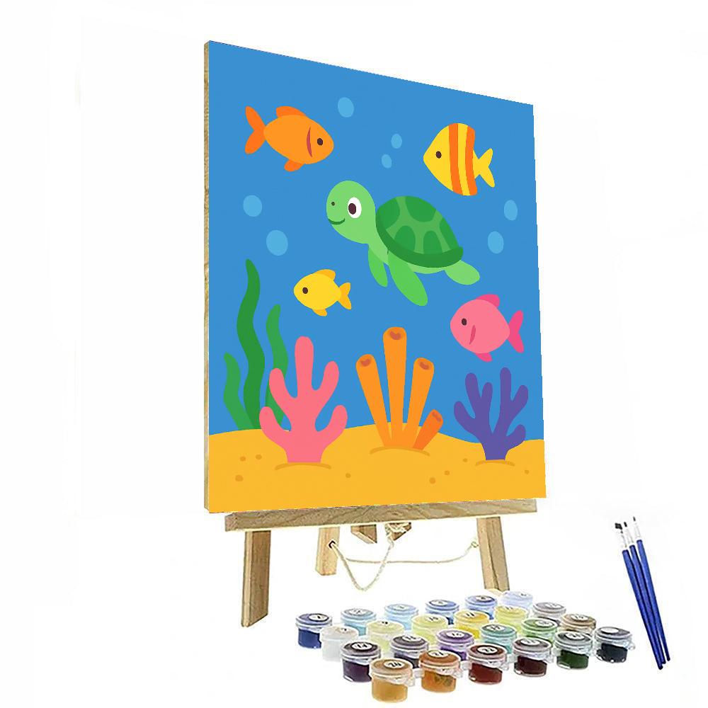 Ocean Friends - Underwater Expedition Paint By Number
