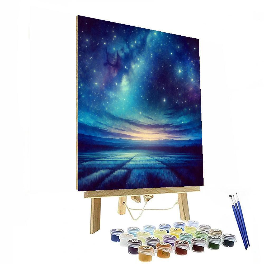 Luminous Field Of Stars DIY Paint By Numbers