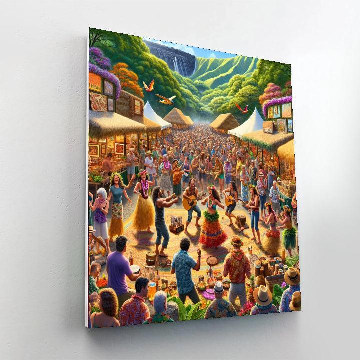 The Pahoa Lava Festival - Usa Paint By Numbers Art