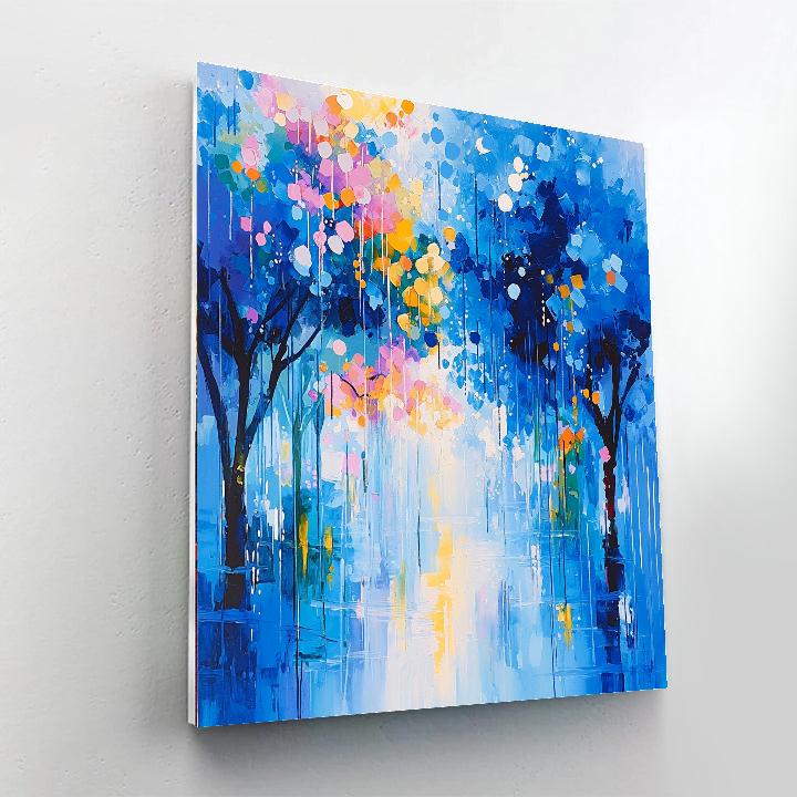 Merry Making In The Rain Paint By Numbers