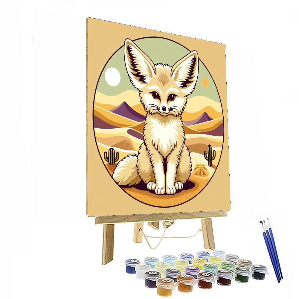 Fluffy Fennec Paint By Numbers Kits