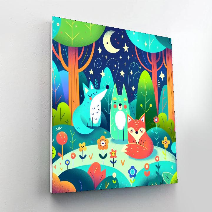 Magic Forest Creatures Numbered Painting Kits