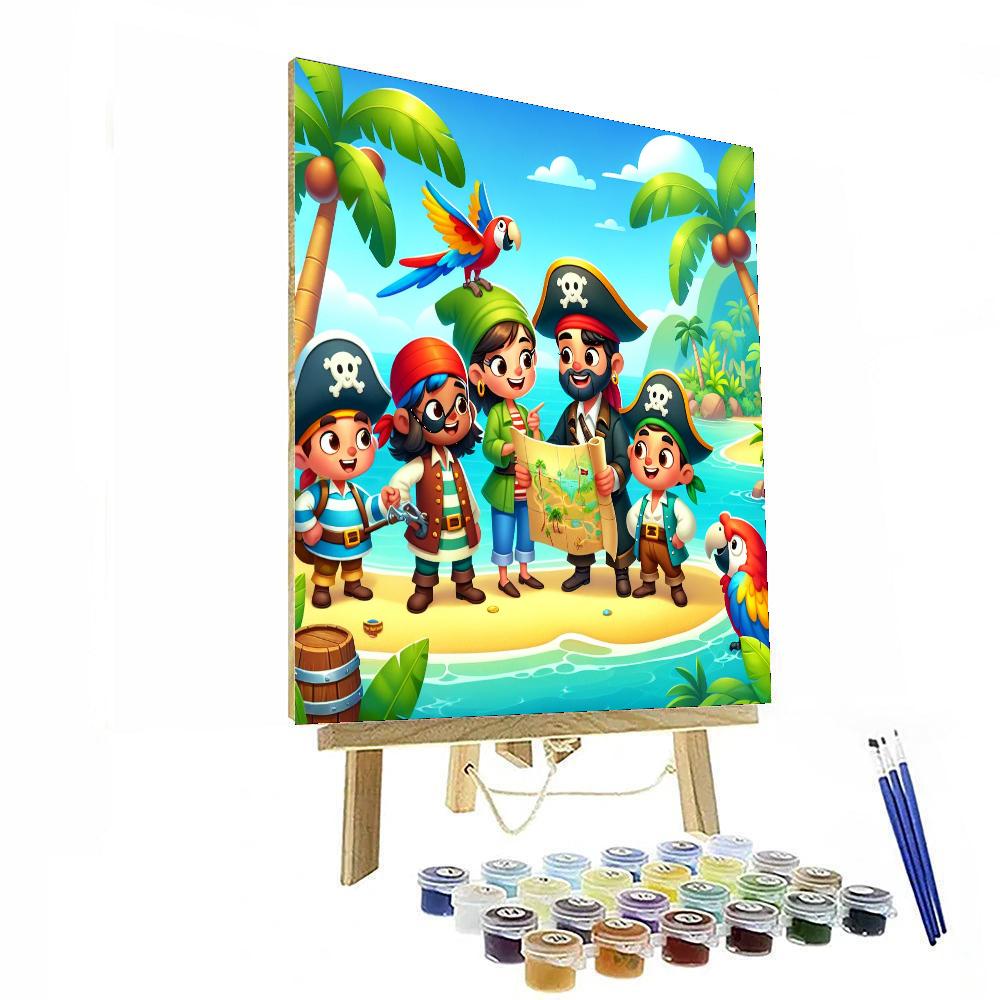 Pirate Paradise Number Painting
