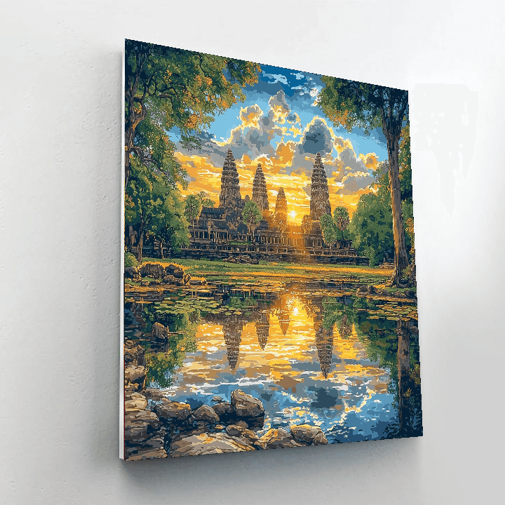 Angkor Wat - Cambodia DIY Paint By Numbers