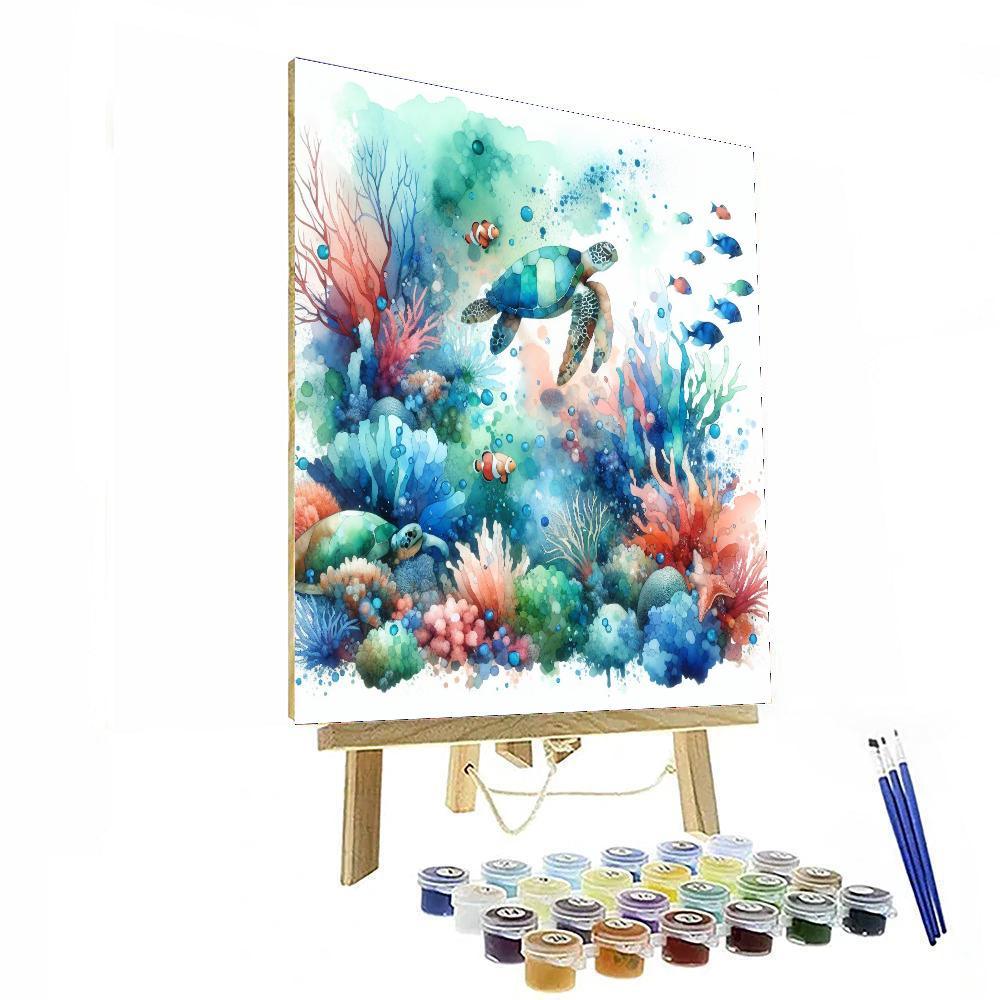 Whimsical Underwater Realm Paint By Number