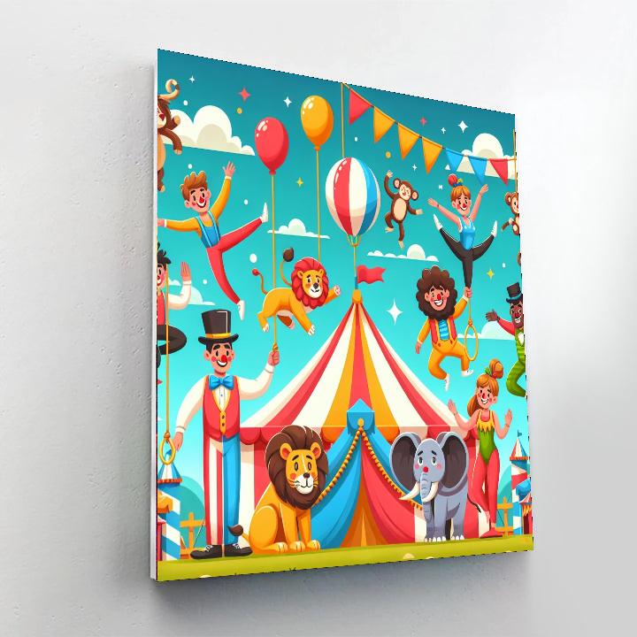 Silly Circus Celebration Paint By Numbers Kits