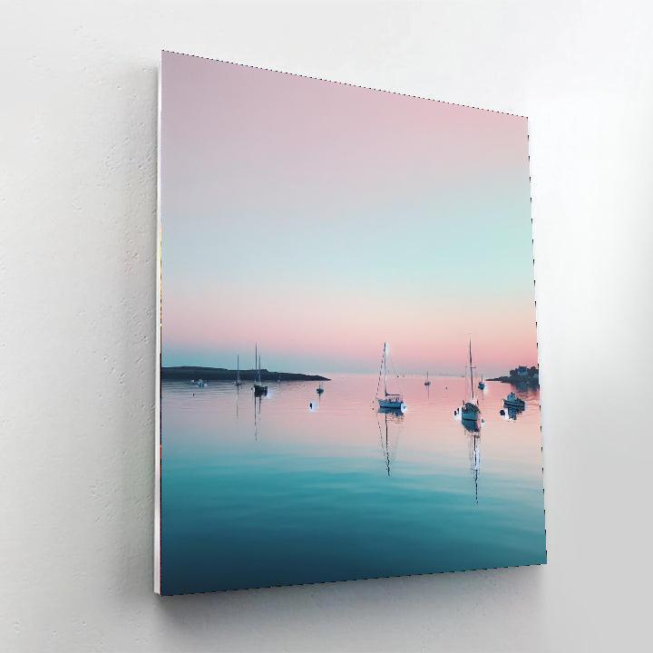 Pastel Harbor Views Paint By Numbers Kits