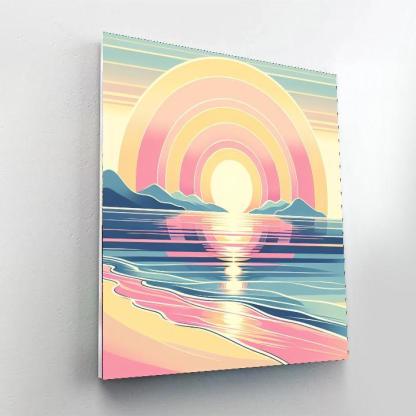 Seaside Sunrise Paint By Number