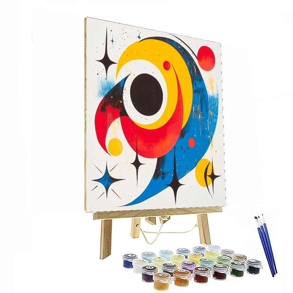 Joan Miró Inspired Eclipse Of Wonder  Paint By Color
