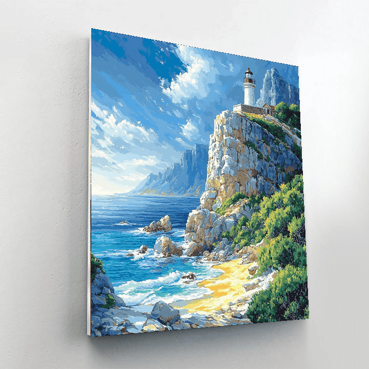 Cape Point - Cape Town DIY Paint By Numbers