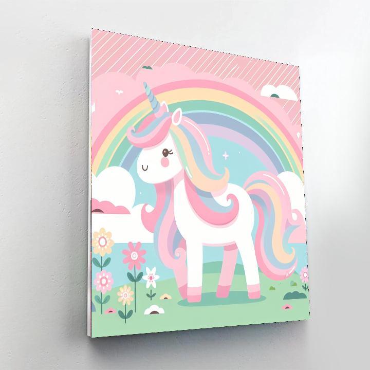 Dreamy Unicorn Pastel Paint By Numbers Kits