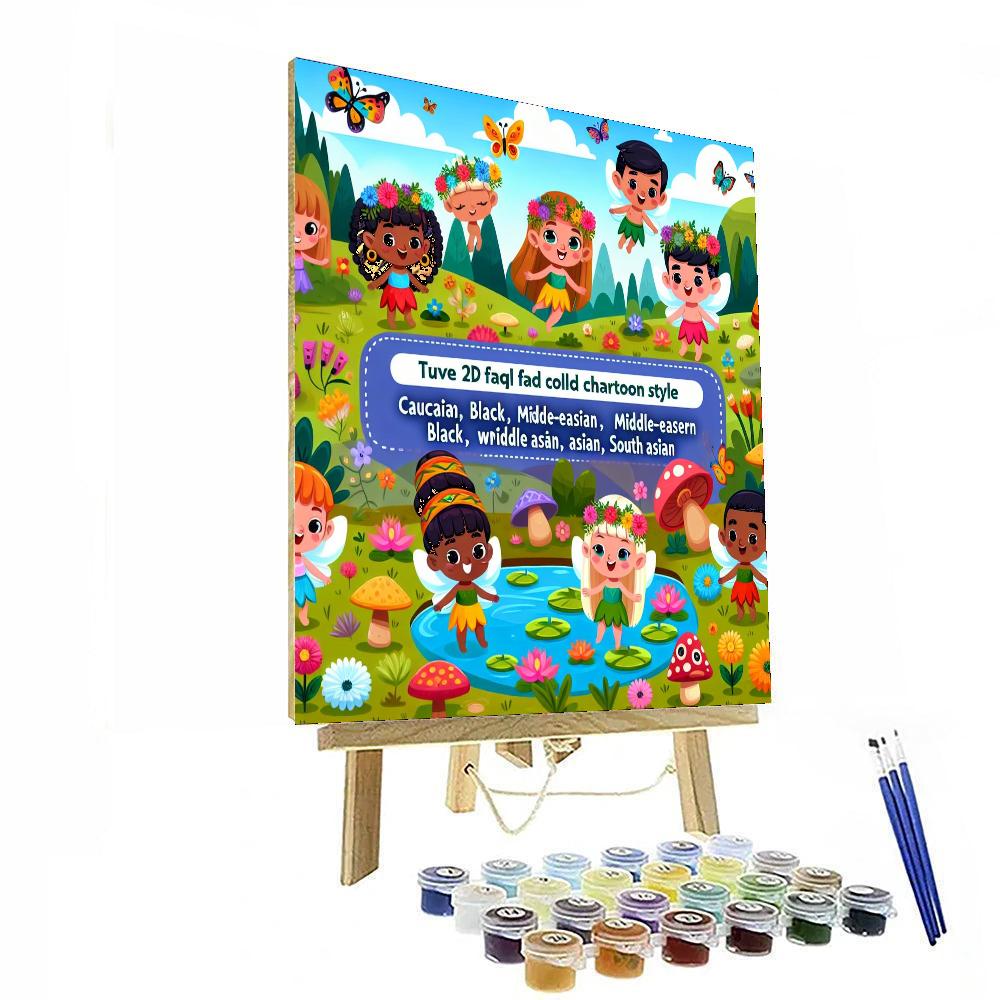 Enchanted Fairyland Adventure Numbered Painting Kits