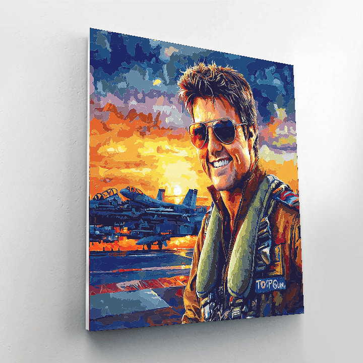 Tom Cruise: The Maverick Icon Paint By Numbers Kits
