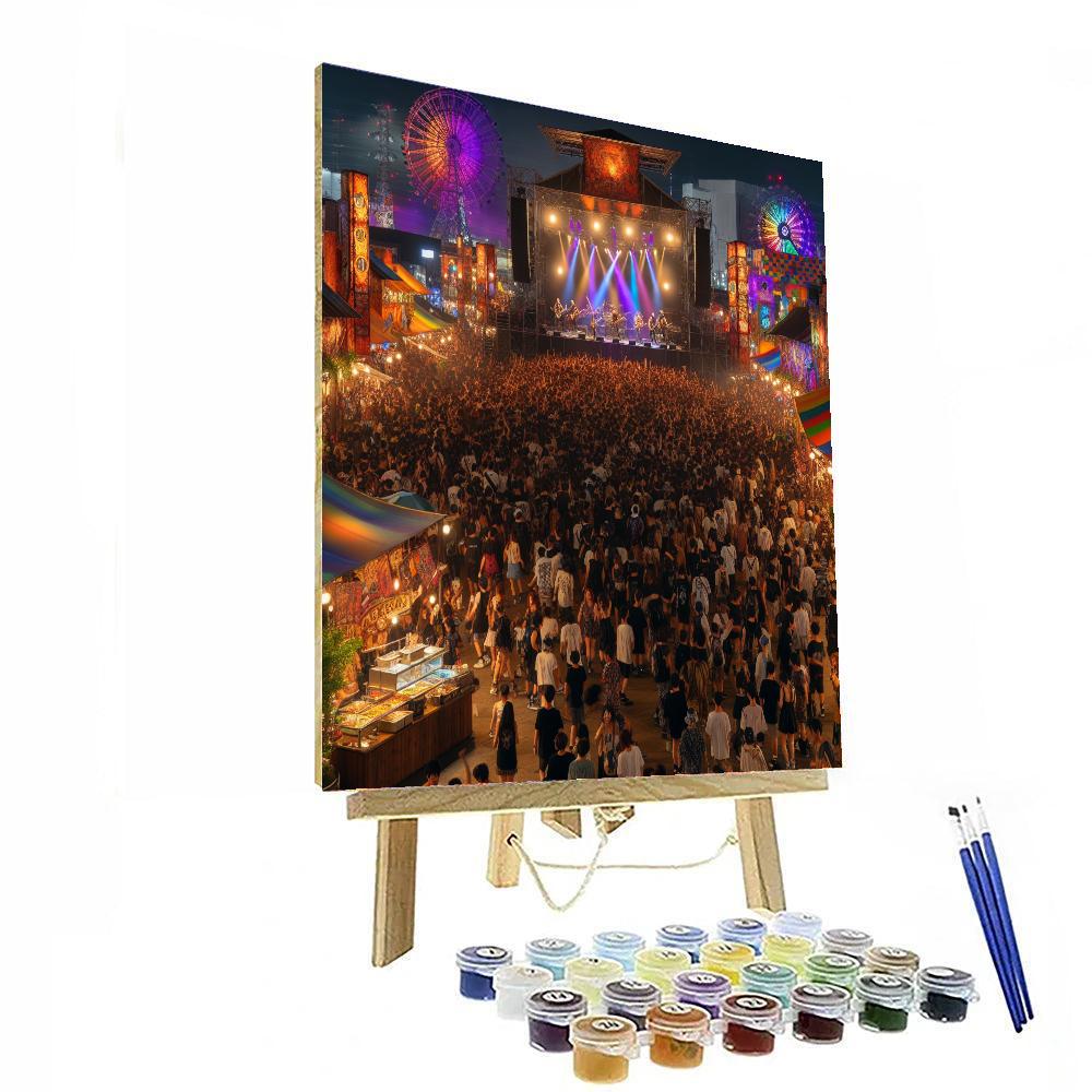Summer Sonic Festival - Tokyo, Japan Paint By Numbers Kits