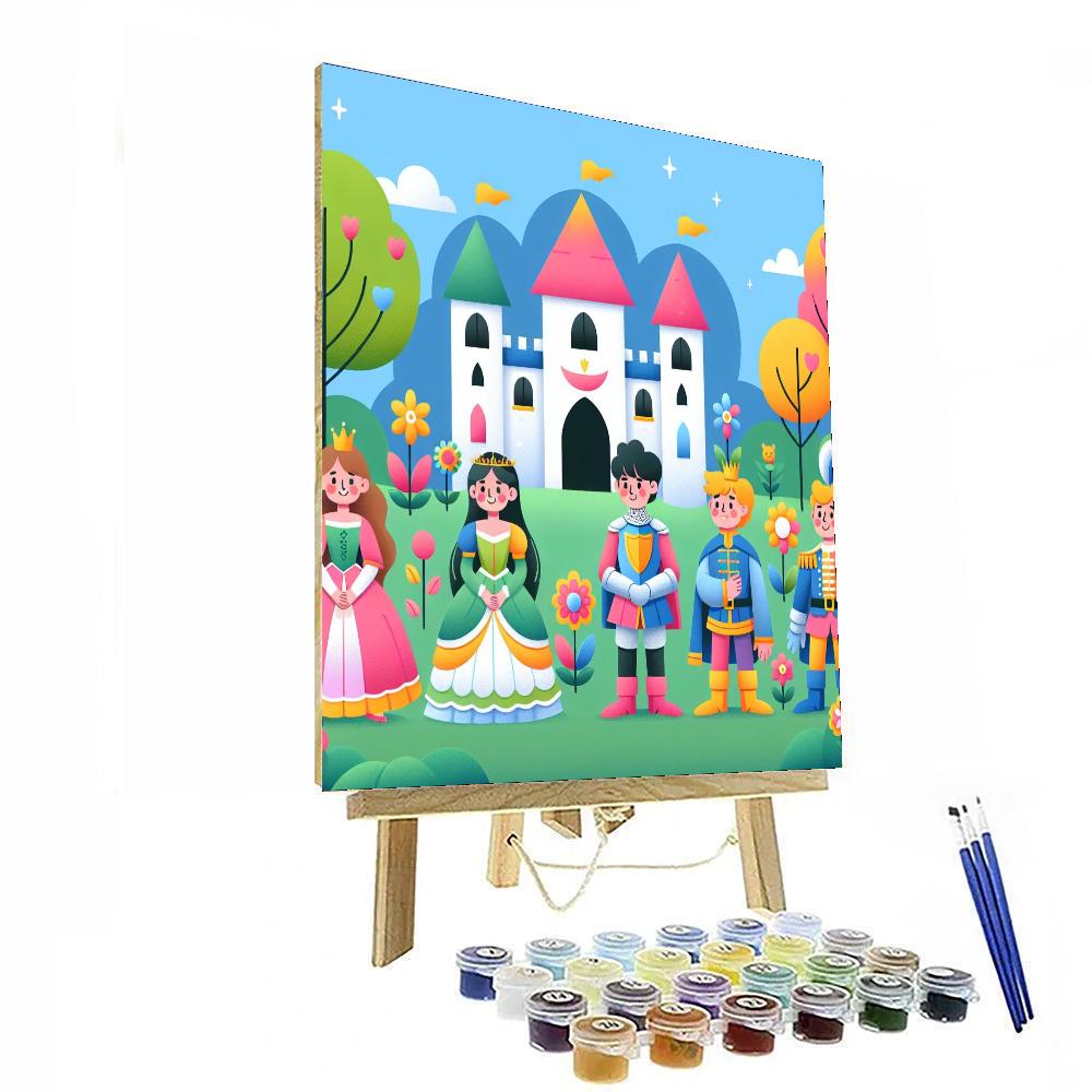 Exploring The Magical Castle Paint By Numbers Art
