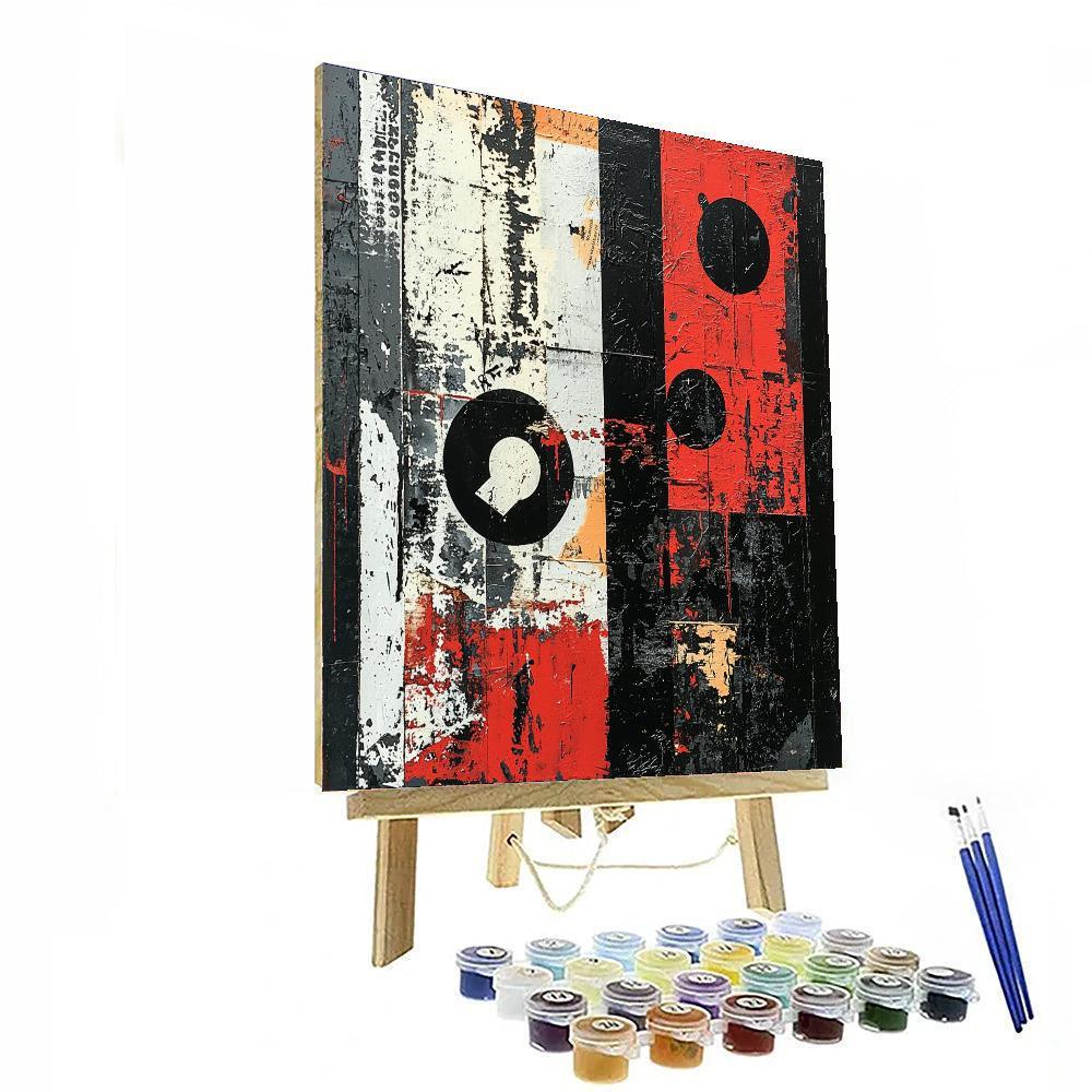 Banksy Inspired Broken Narratives  Paint By Color