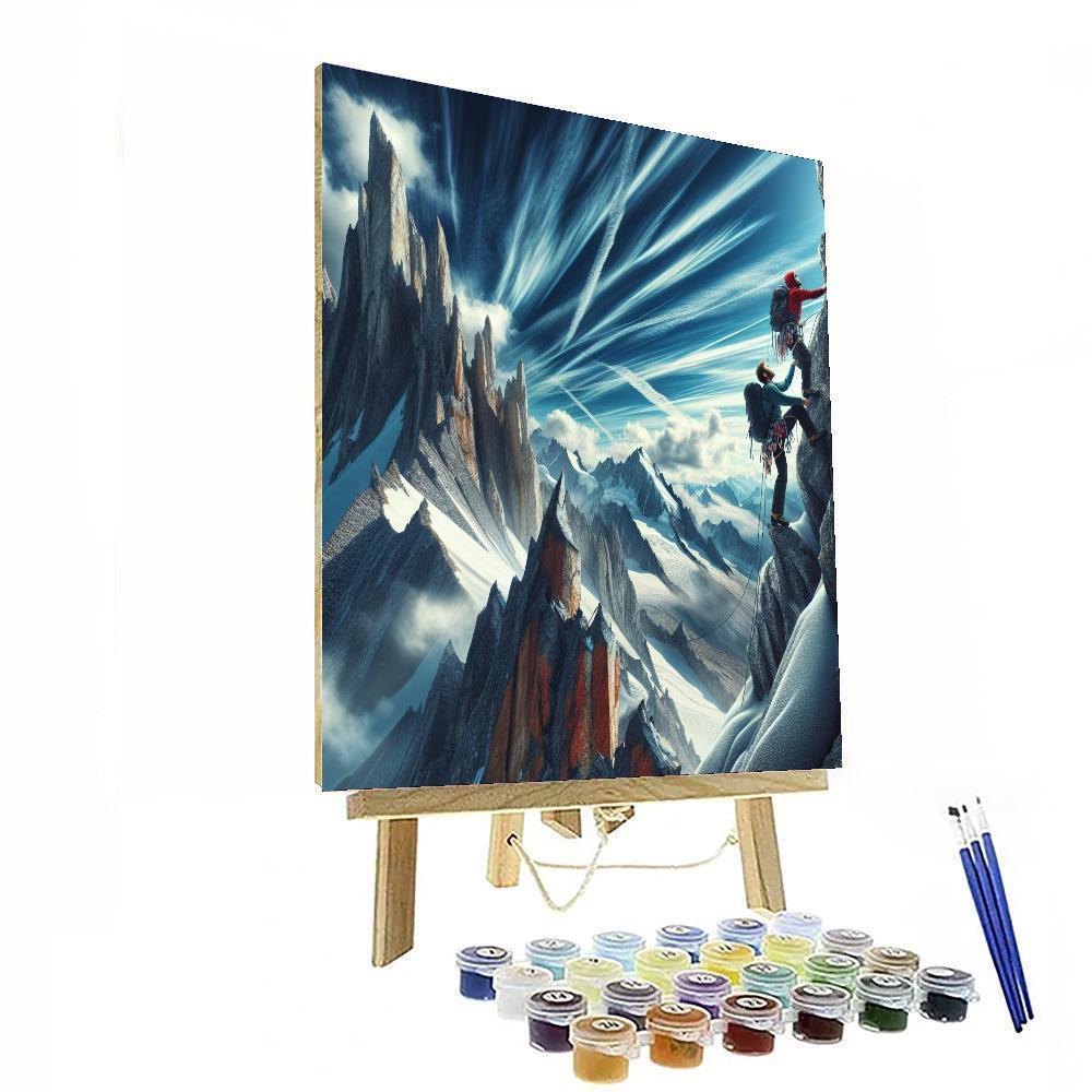 Mountain Climb Adventure Number Painting