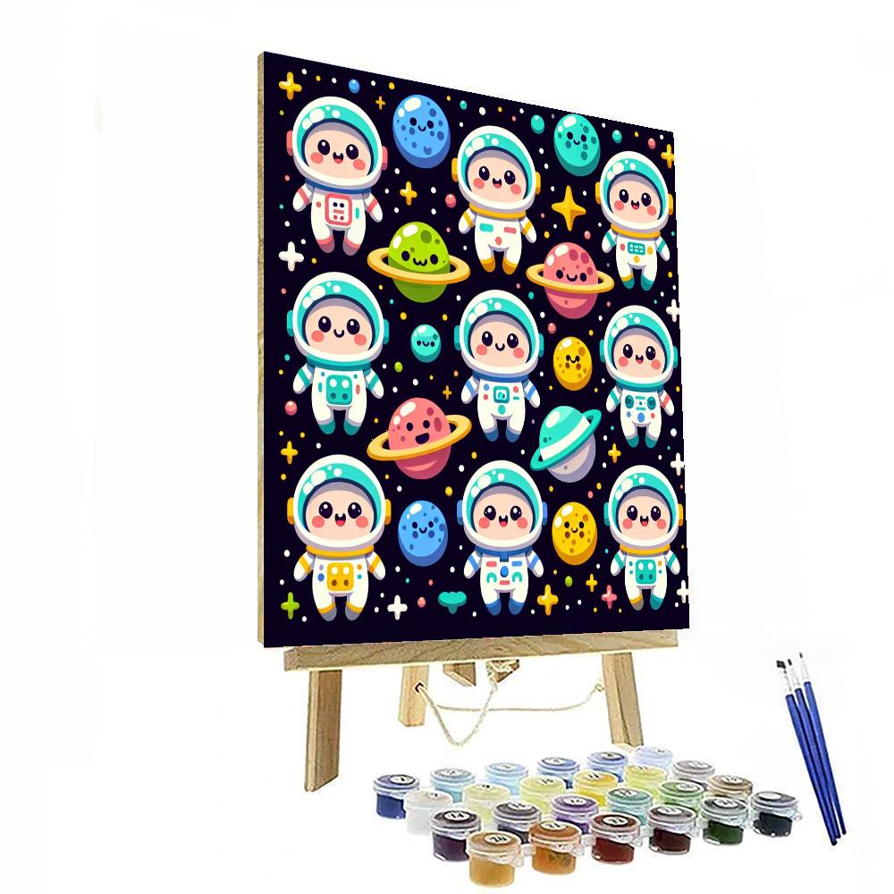 Adventure Astronauts Paint By Color