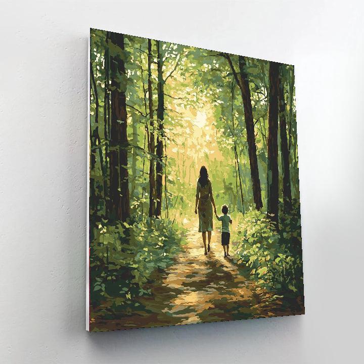 A Mother’s Guiding Light Paint By Color