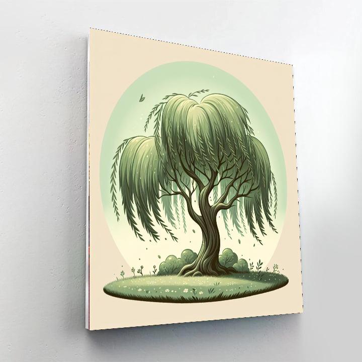 Wishing Willow Paint By Numbers Art
