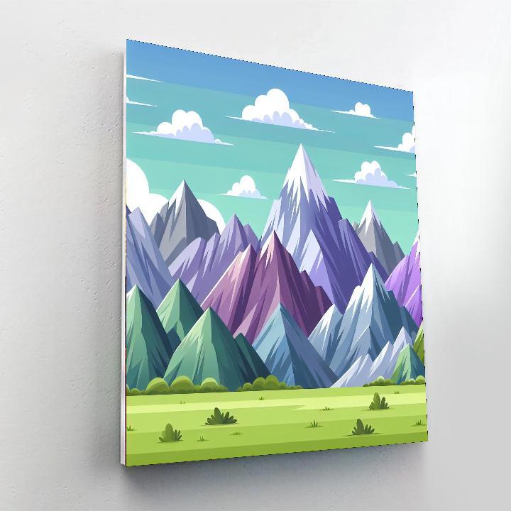 Mystic Mountain Journey DIY Paint By Numbers