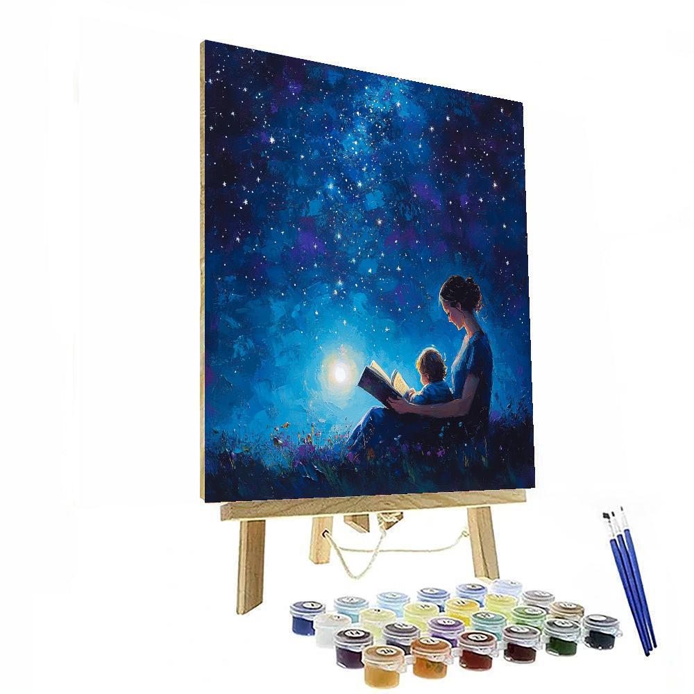 Starry Night Storytime Number Painting