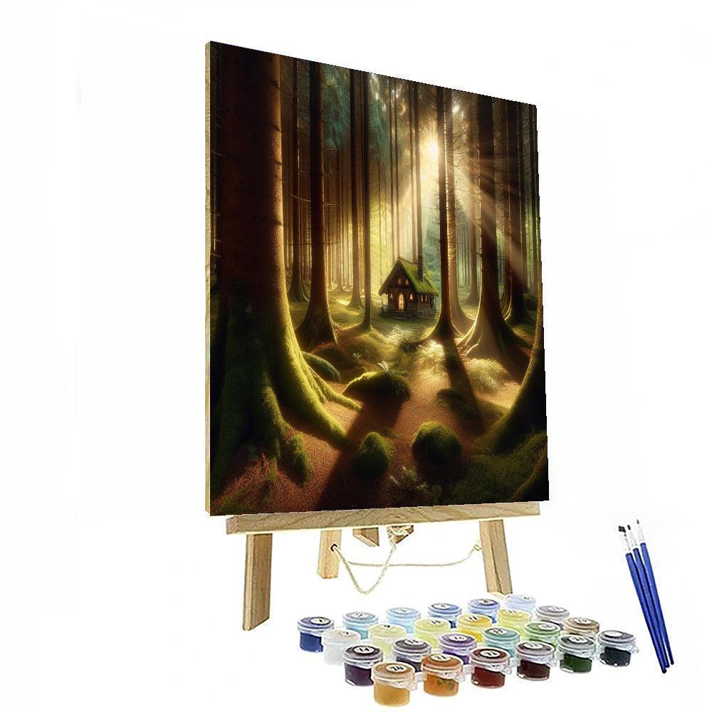 Enchanting Forest Hideaway Paint By Numbers
