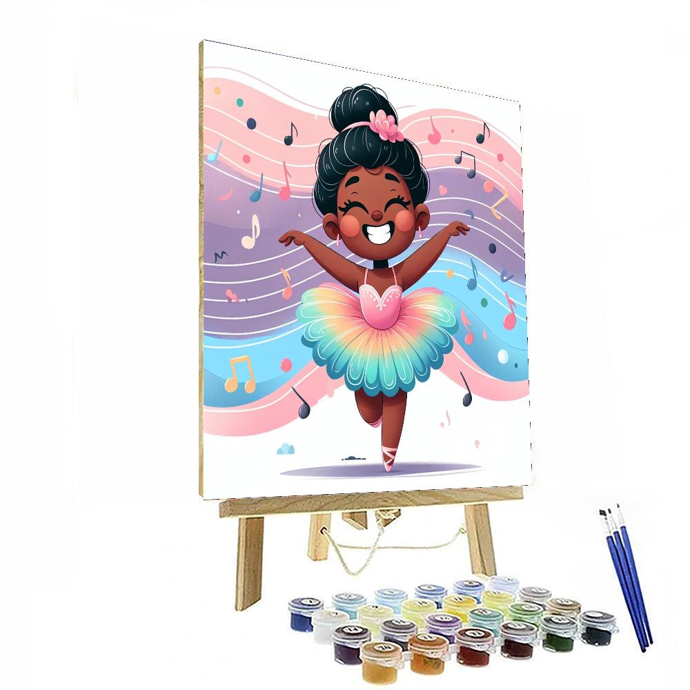 Dancing Ballerina Paint By Numbers Art