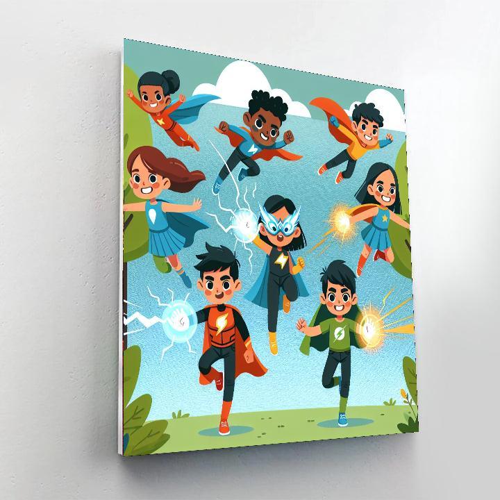 Hero Training Academy Paint By Numbers