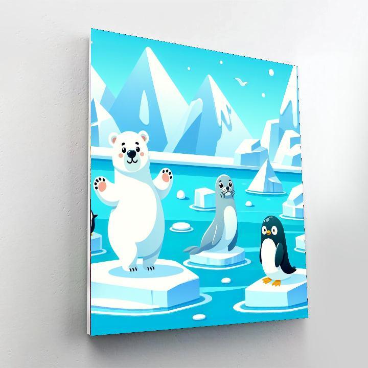 Artic Expedition Paint By Numbers Art
