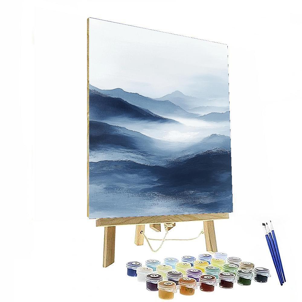 Leonardo Da Vinci Inspired Veil Of Mist  Paint By Numbers Art