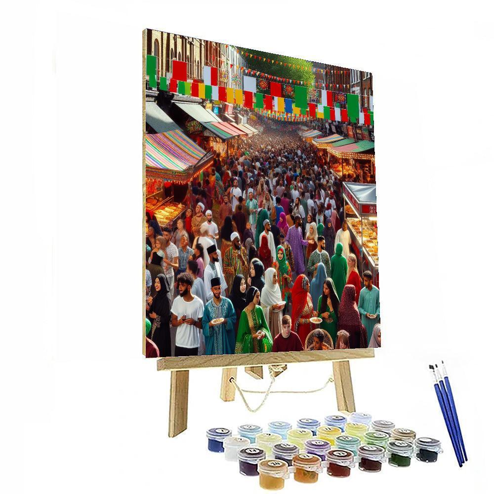 Eid Festival - Jakarta Painting Number Kit